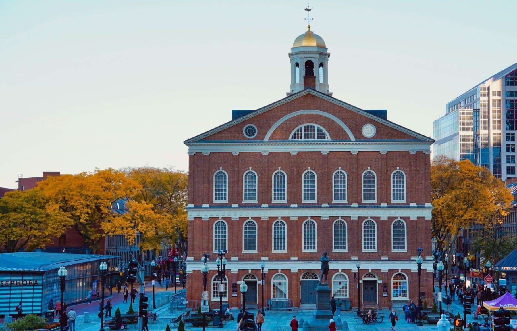Faneuil Hall in Boston, MA